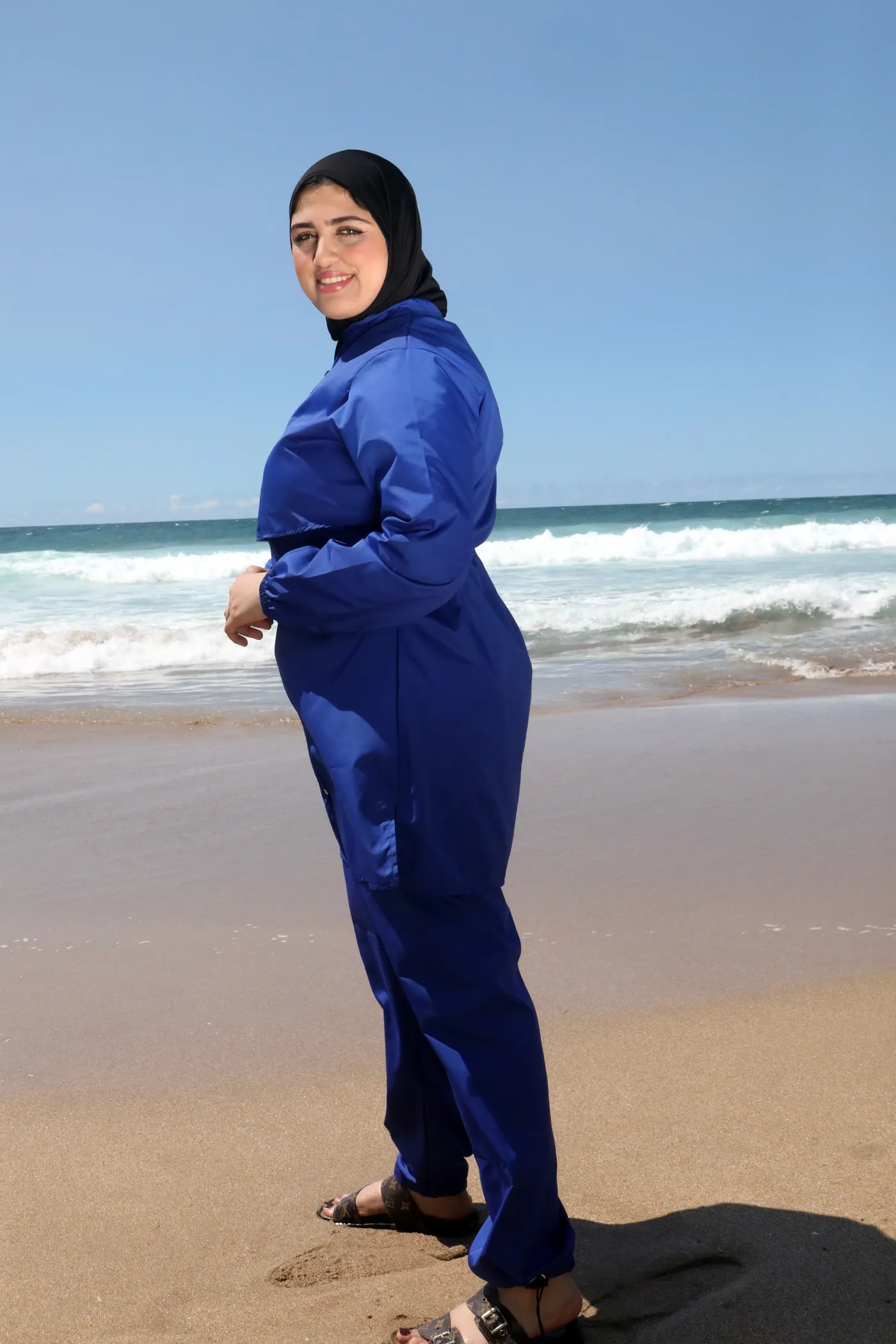 Burkini yacout en bleu roi – Image 7