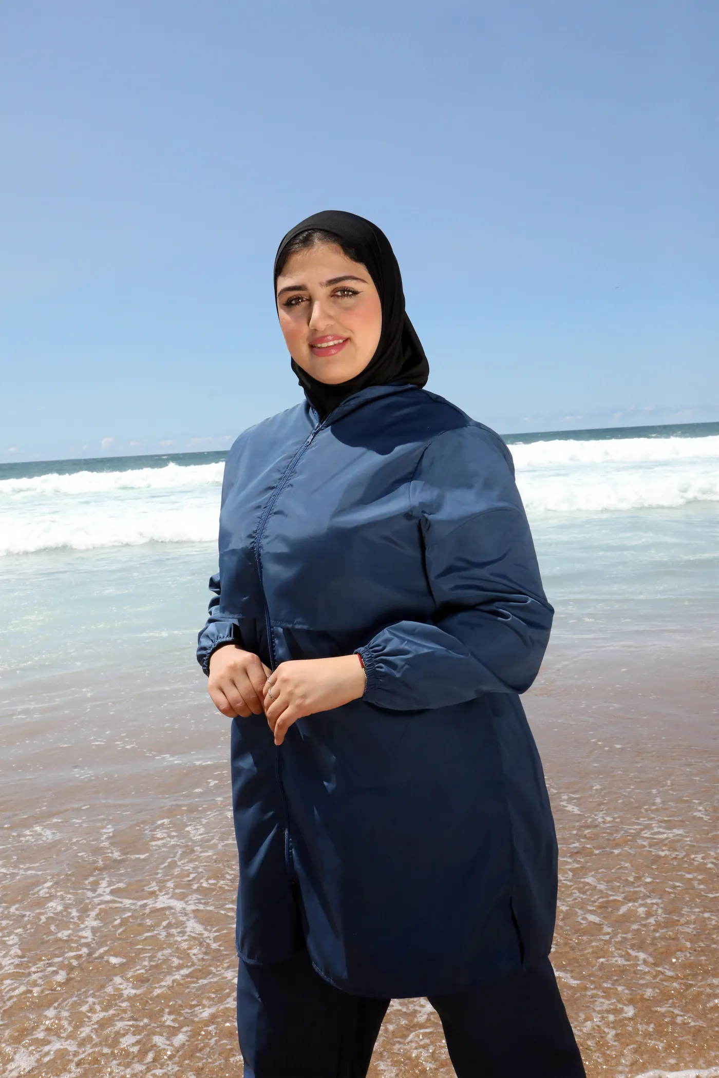 Burkini yacout en bleu pétrolé – Image 3