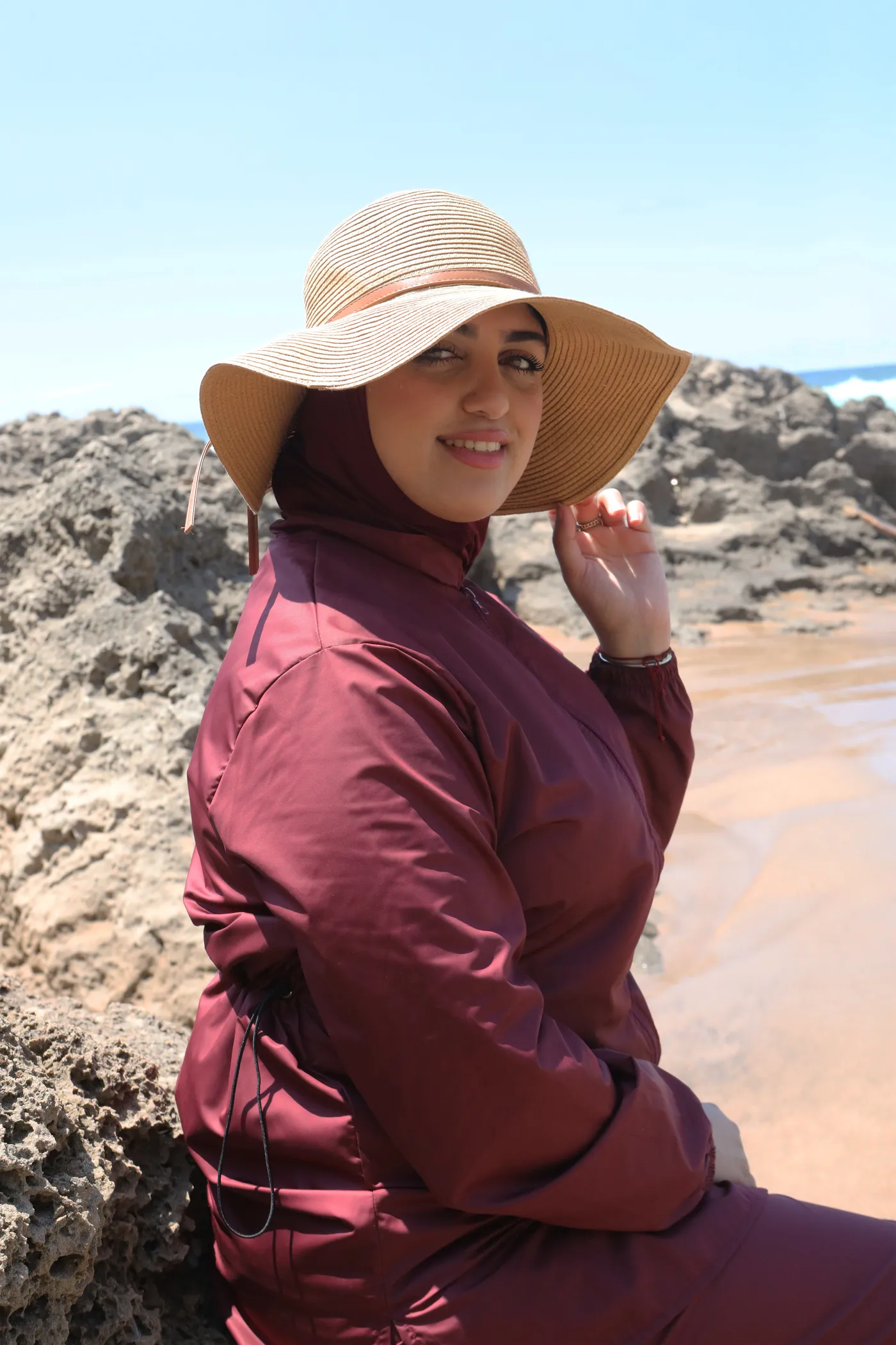 Burkini Jana en bordeau – Image 2