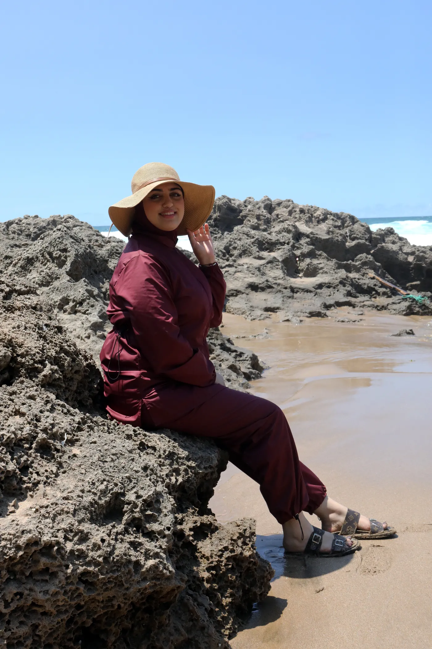 Burkini Jana en bordeau – Image 3