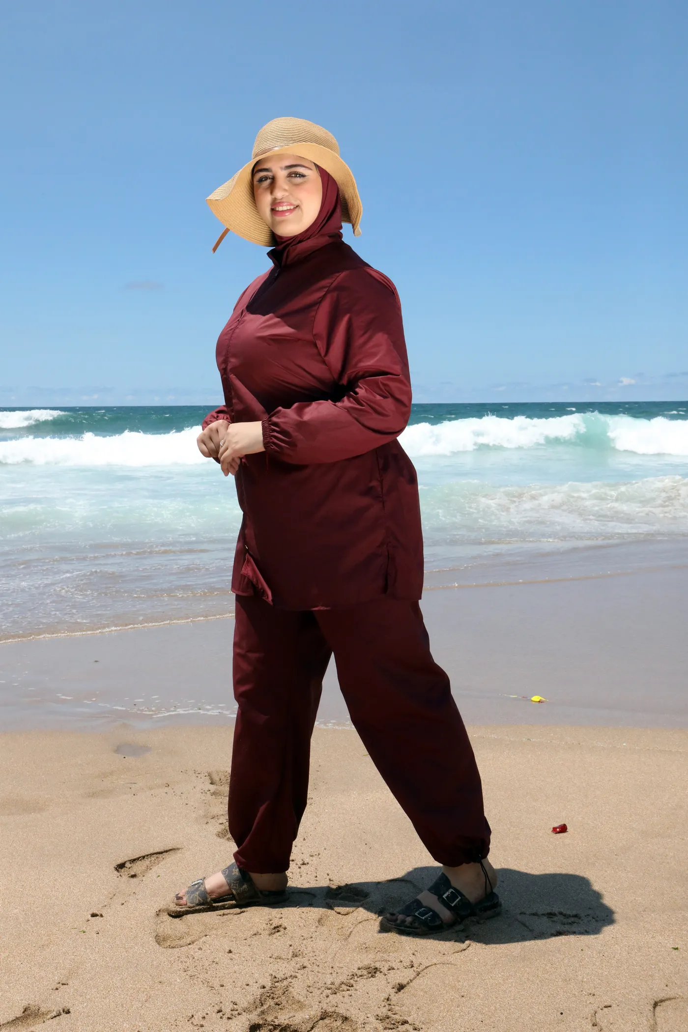 Burkini Jana en bordeau – Image 7