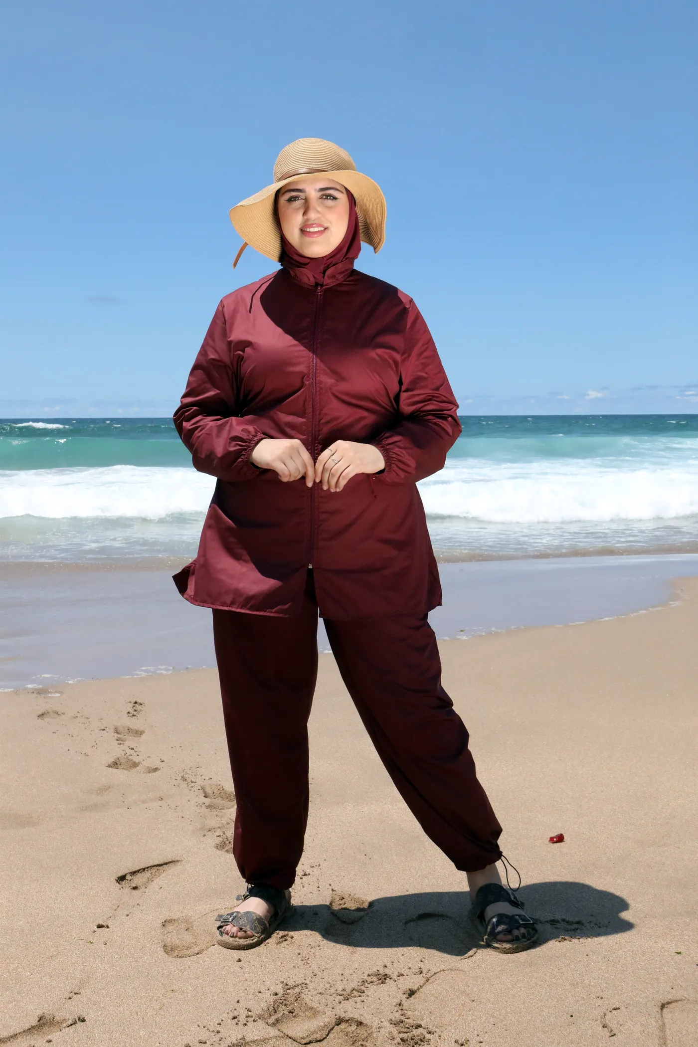 Burkini Jana en bordeau