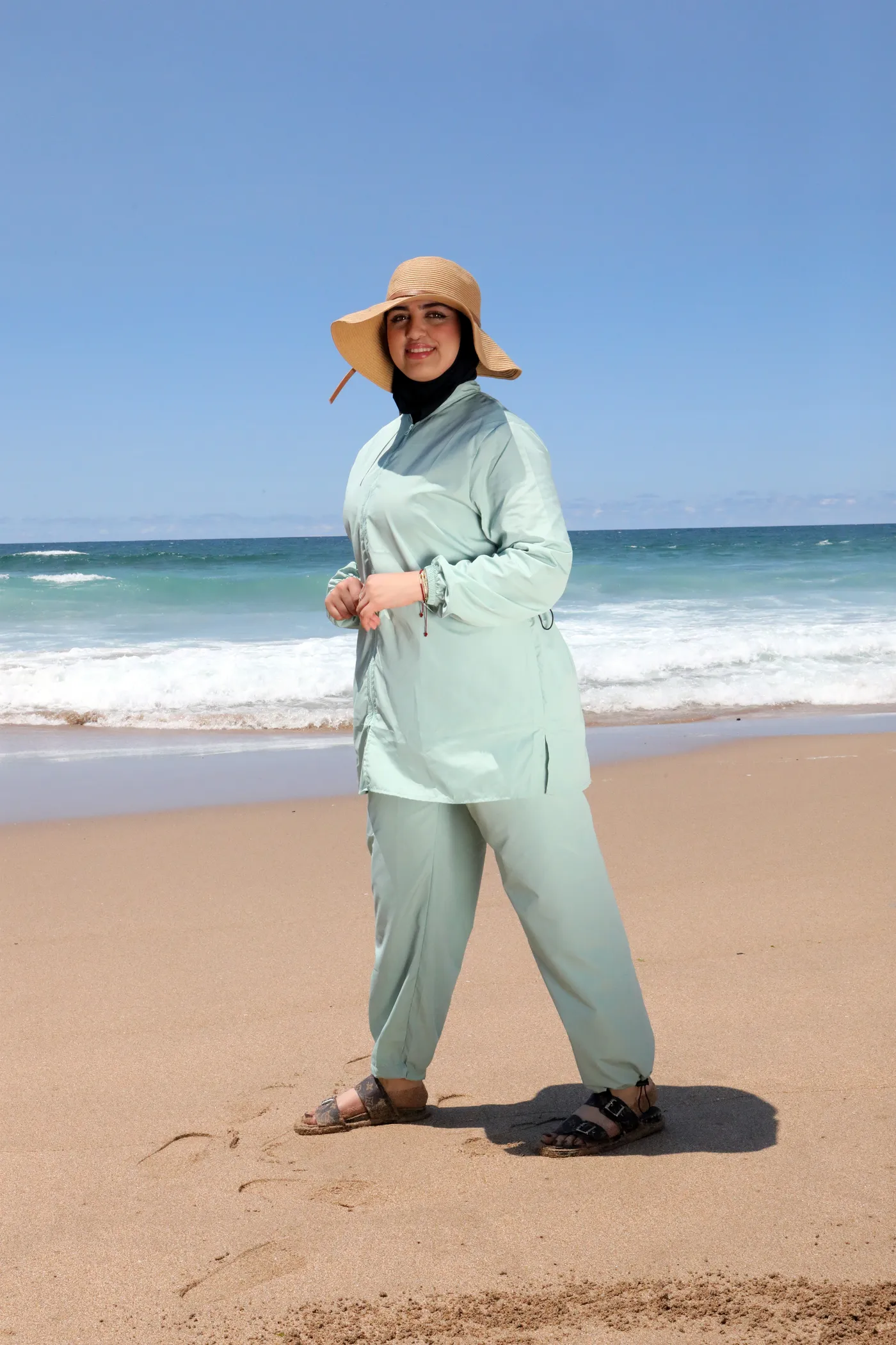Burkini Jana en vert eau – Image 2