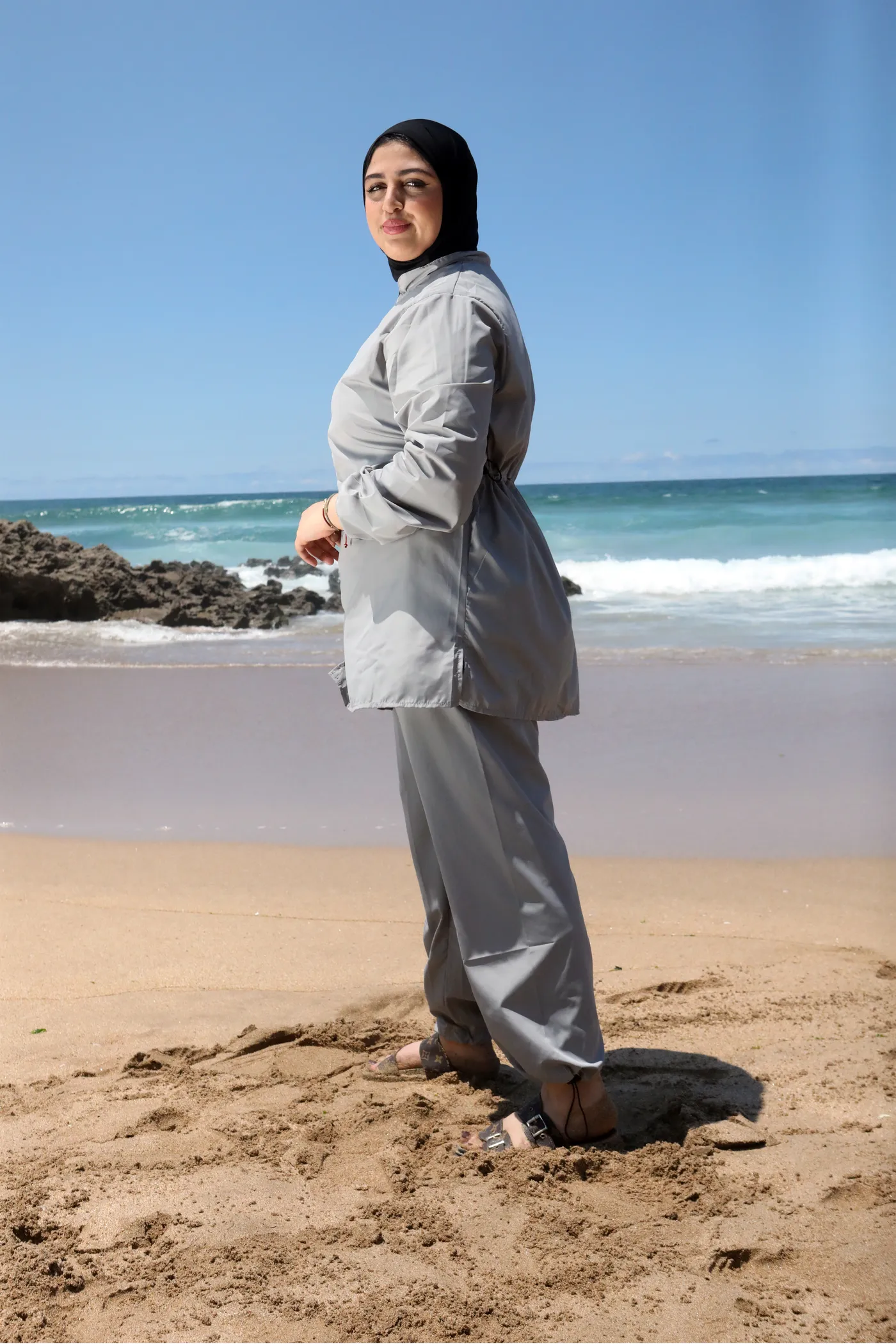 Burkini Jana en gris – Image 4