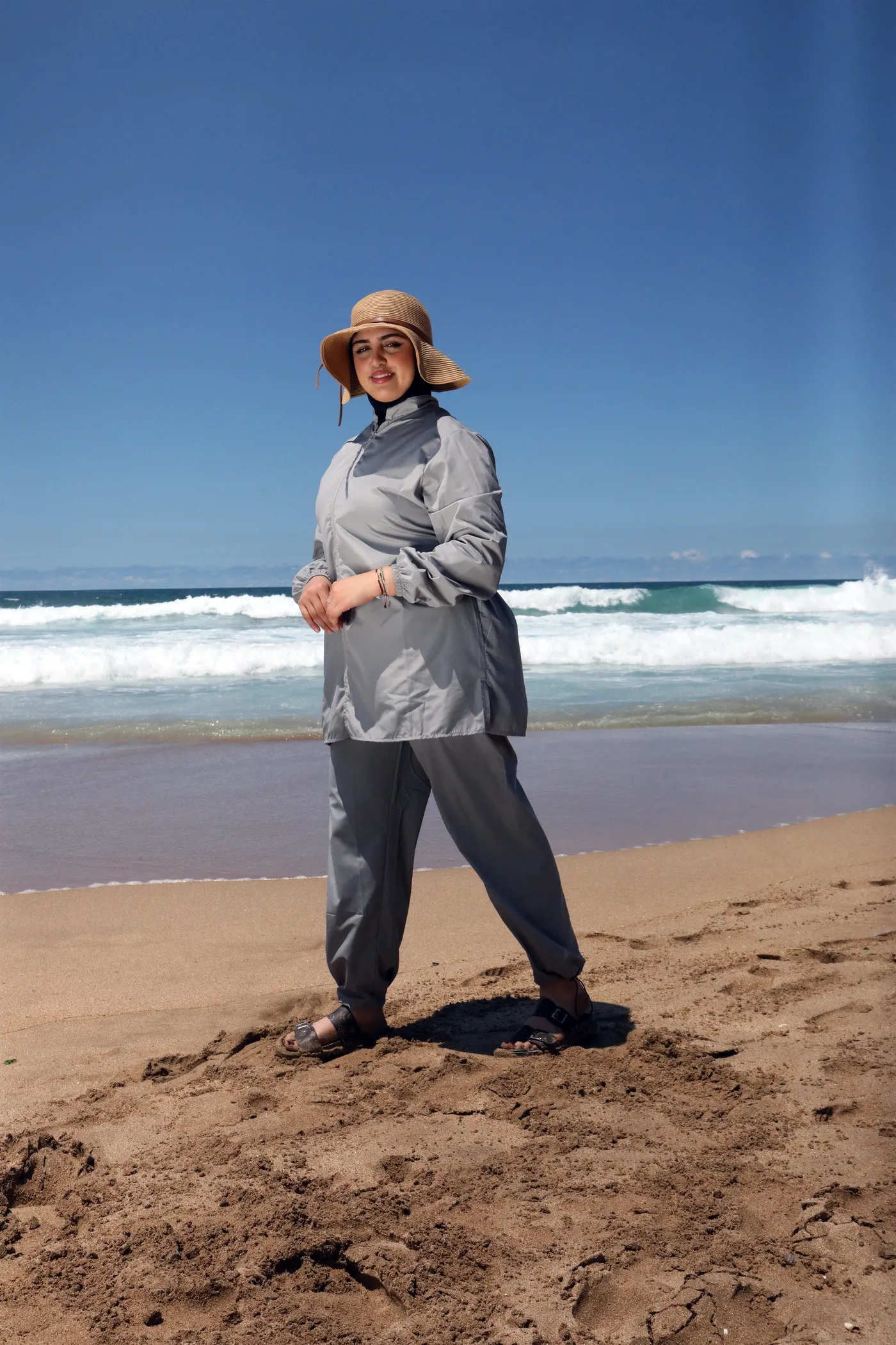 Burkini Jana en gris – Image 2