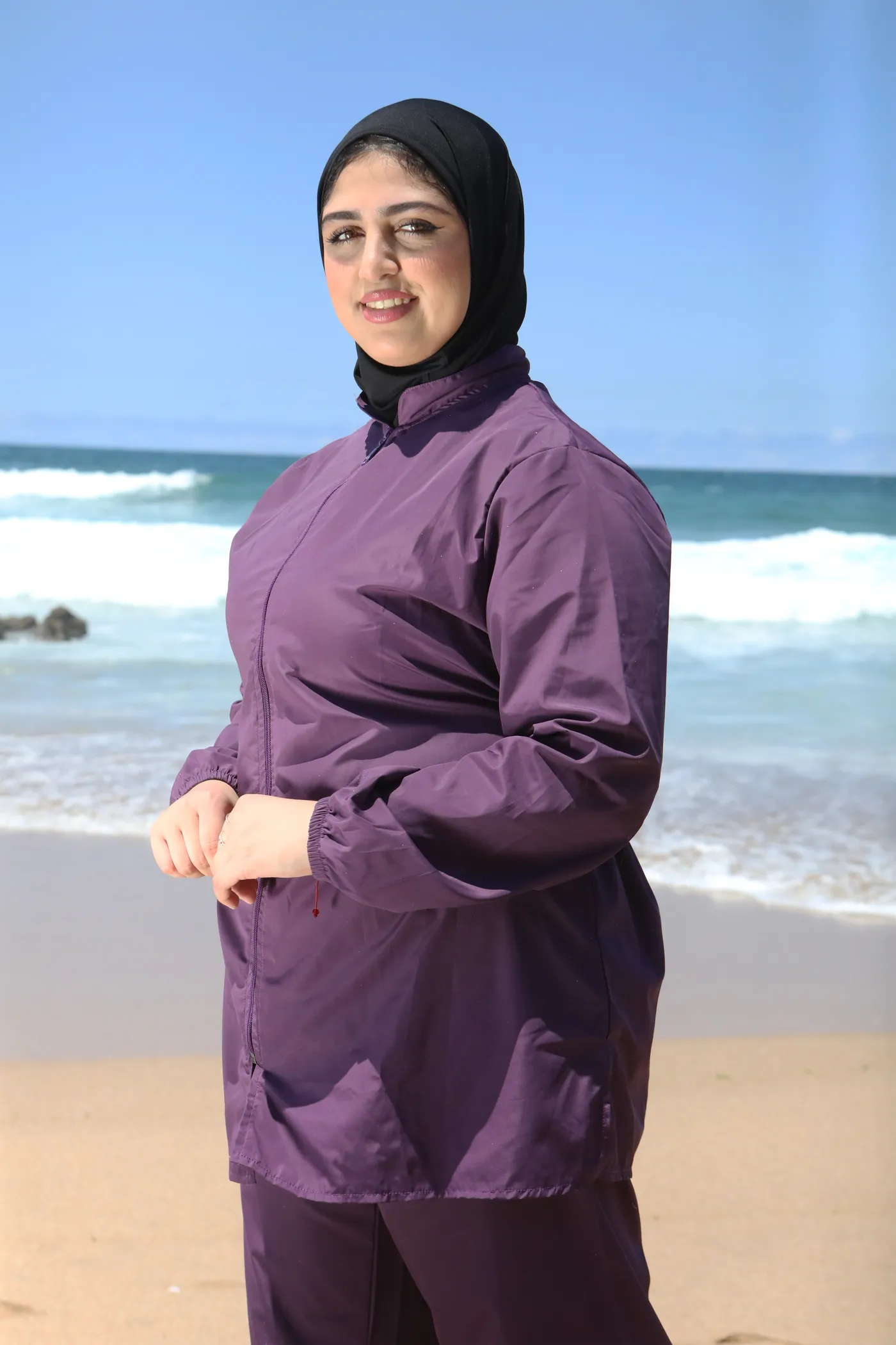 Burkini Jana en violet foncé – Image 5