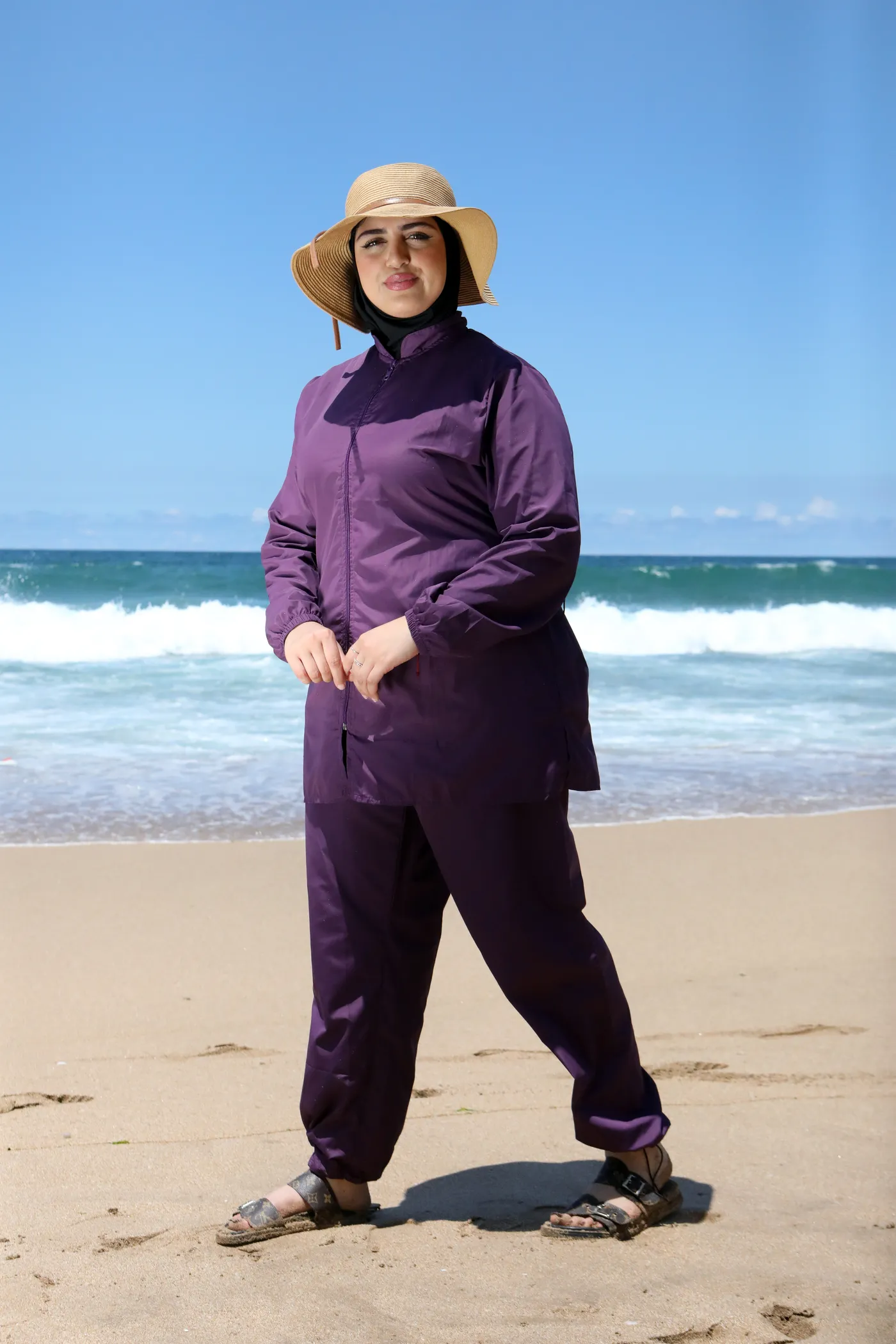 Burkini Jana en violet foncé – Image 6