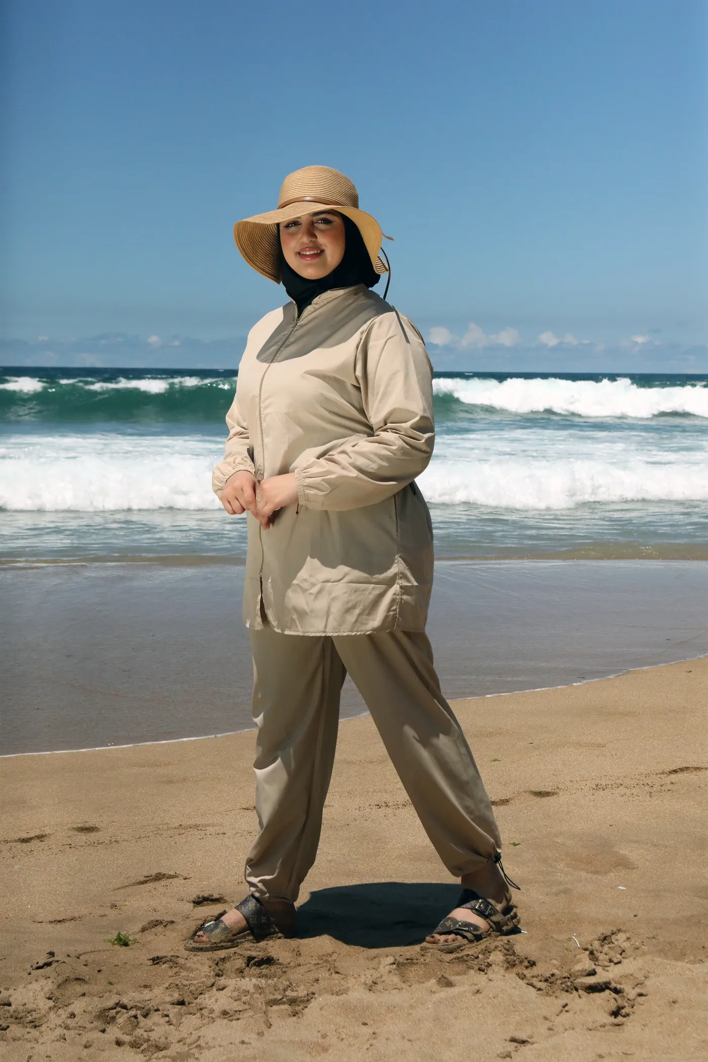 Burkini Jana en beige – Image 2