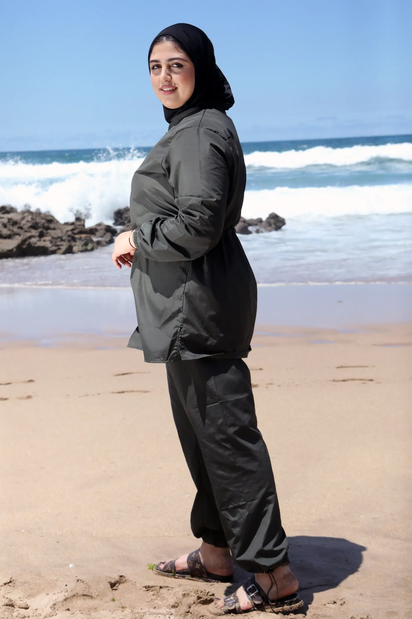 Burkini Jana en vert olive – Image 5