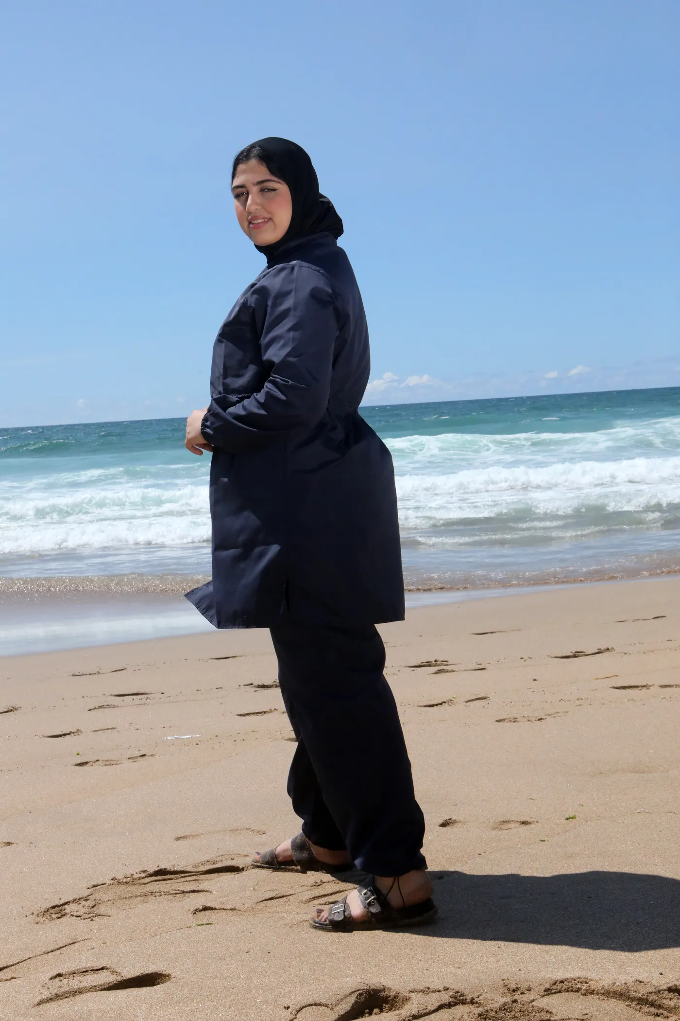 Burkini yacout en bleu marine – Image 4