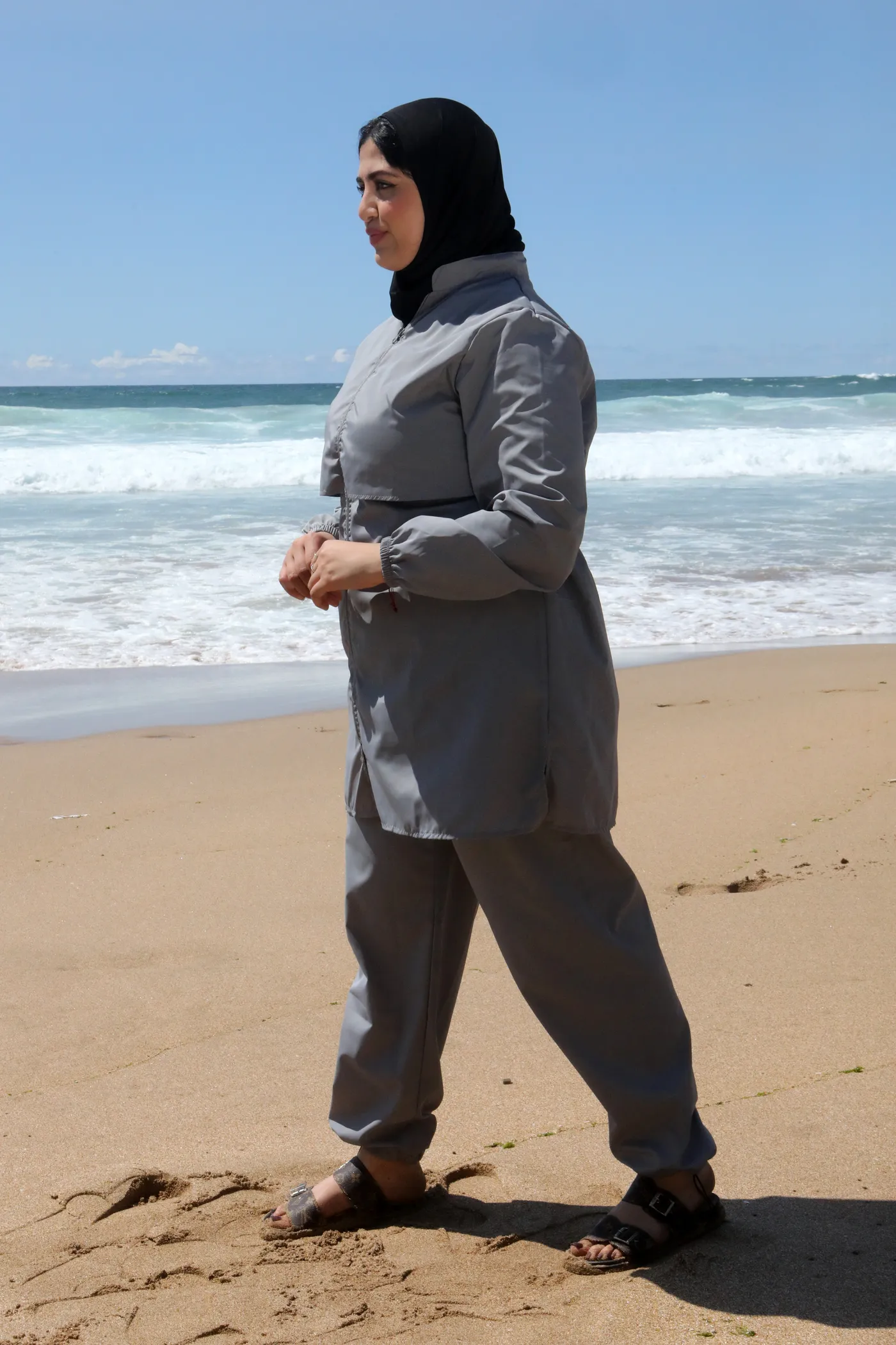 Burkini yacout en gris – Image 6