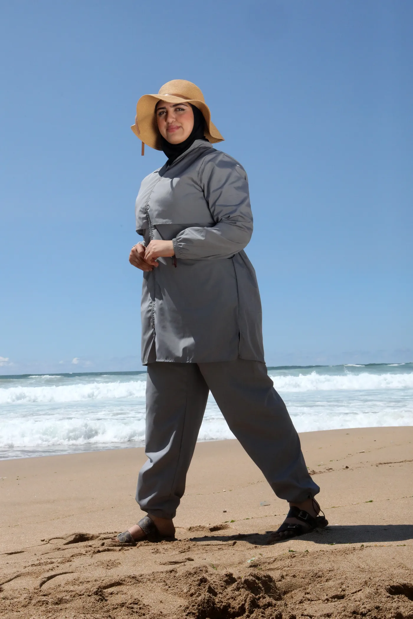 Burkini yacout en gris – Image 7