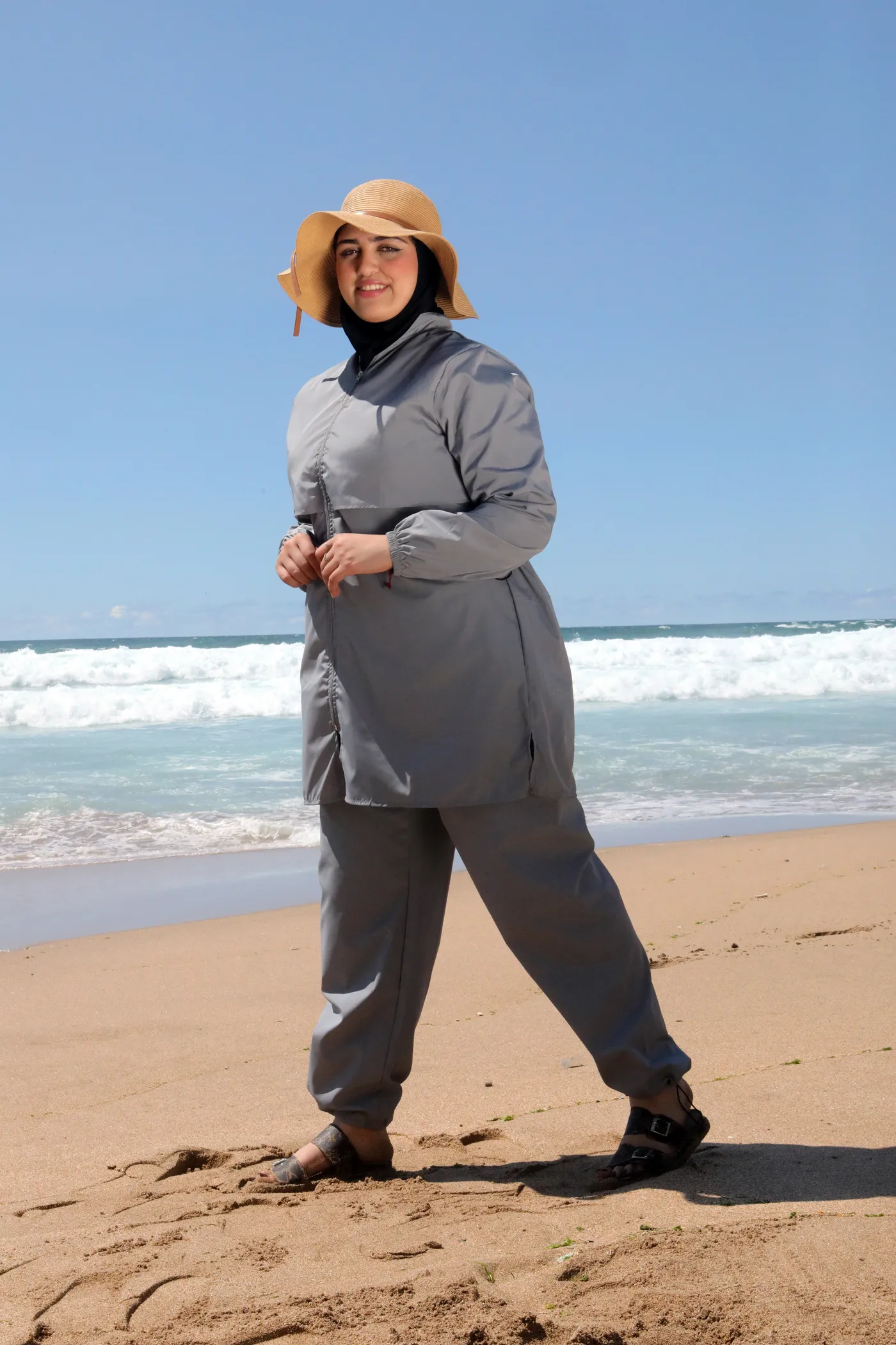 Burkini yacout en gris – Image 4