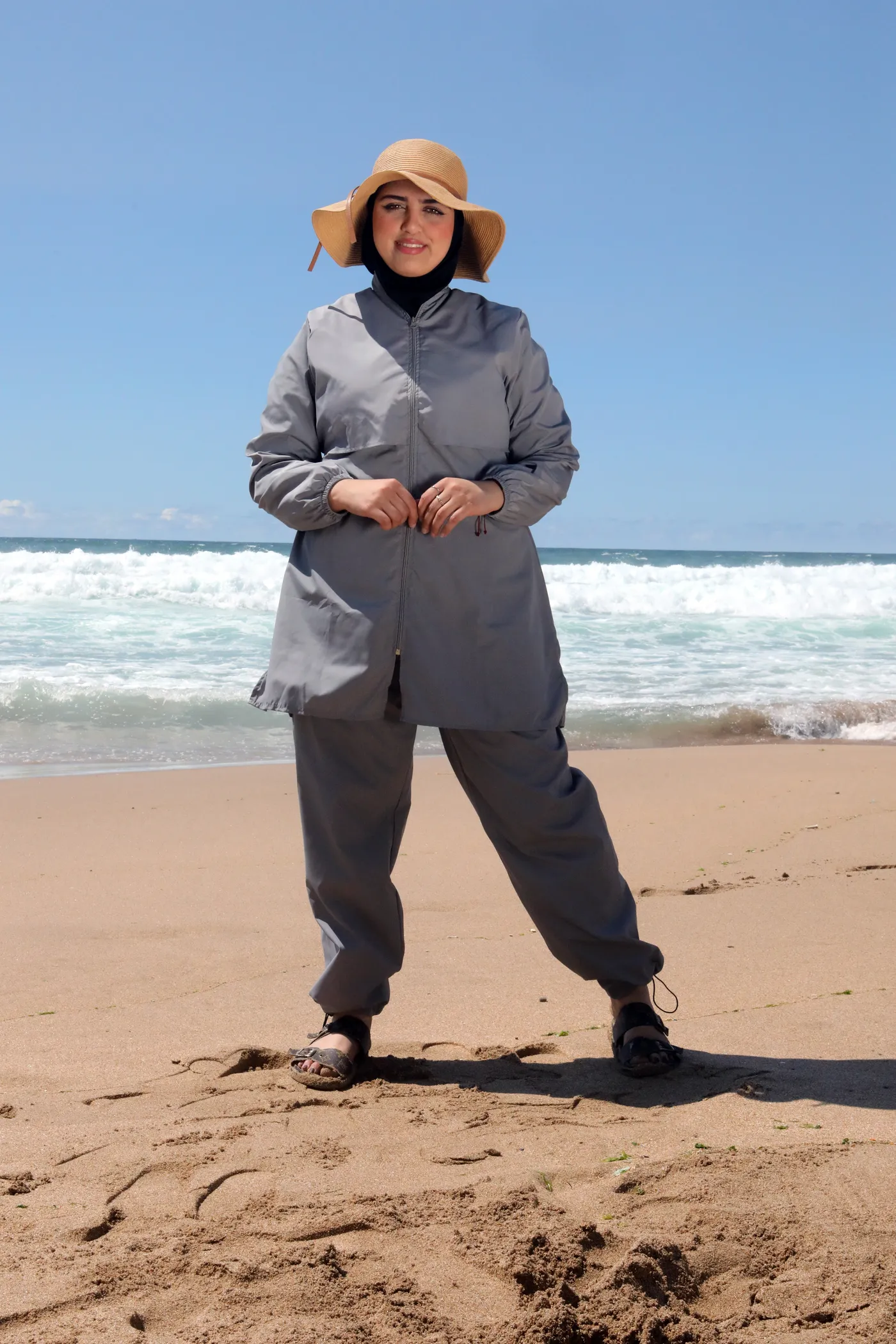 Burkini yacout en gris