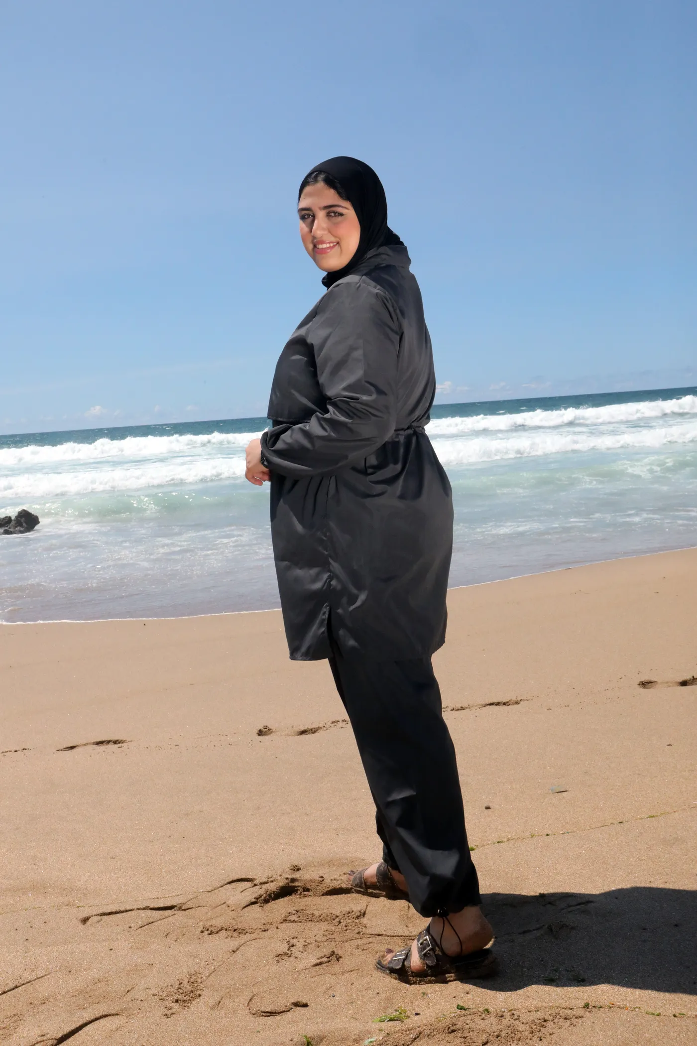 Burkini yacout en gris foncé – Image 2