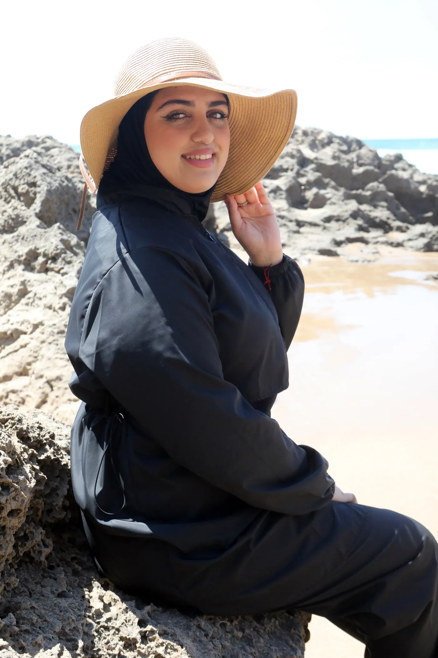 Burkini yacout en noir – Image 8