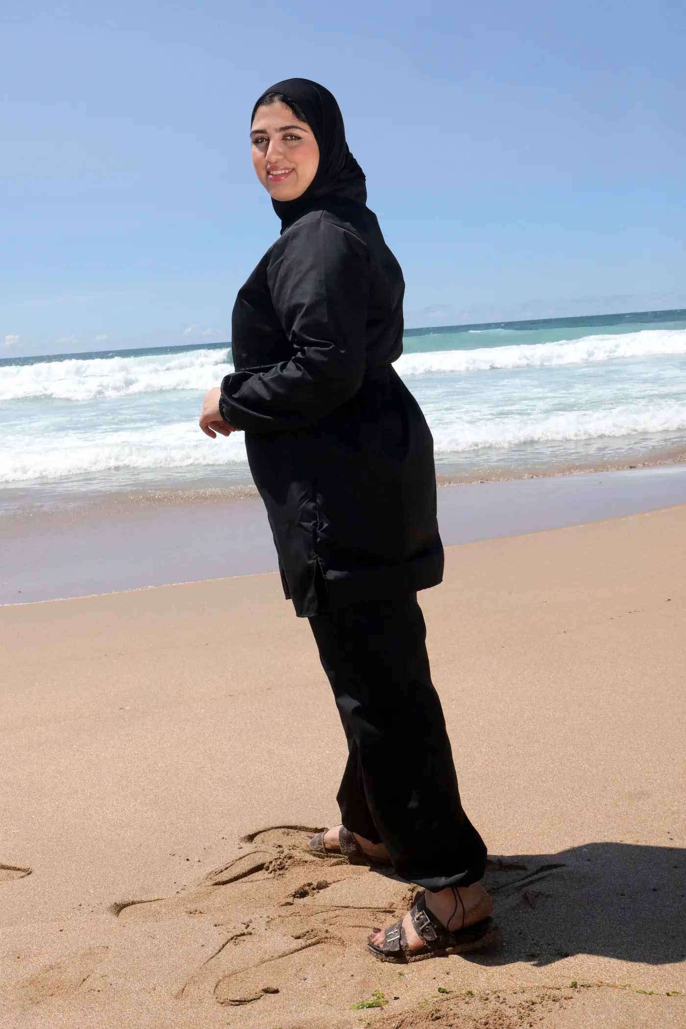 Burkini yacout en noir – Image 5