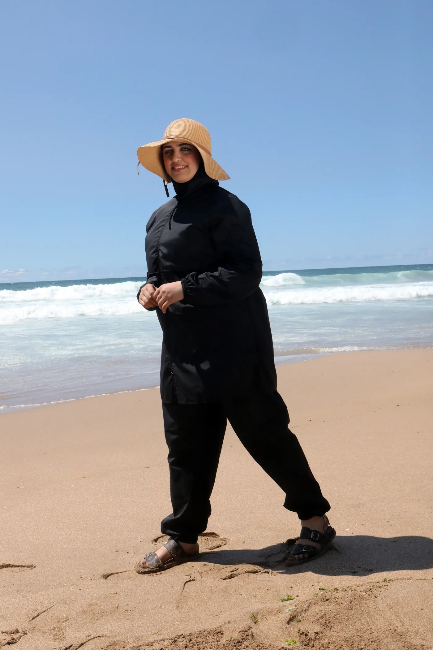 Burkini yacout en noir – Image 2